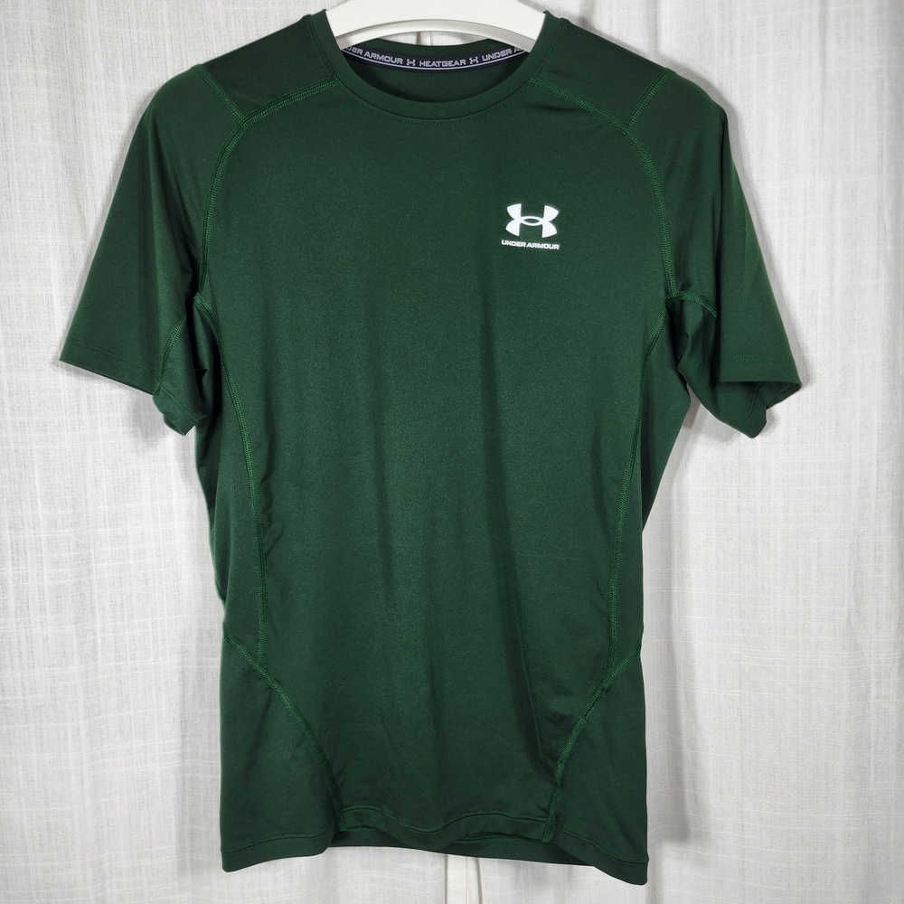 Under Armour Men's Dark Green Compression Short Sleeve Tee